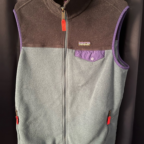 Patagonia Men’s Retro Synchilla Snap T Fleece Vest - Size Medium - Picture 2 of 6